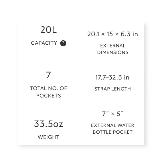 new Bellroy ✪ Transit Workpack Commuter Backpack Laptop Travel Bag ✪ Black ✪ 20L - Picture 13 of 16